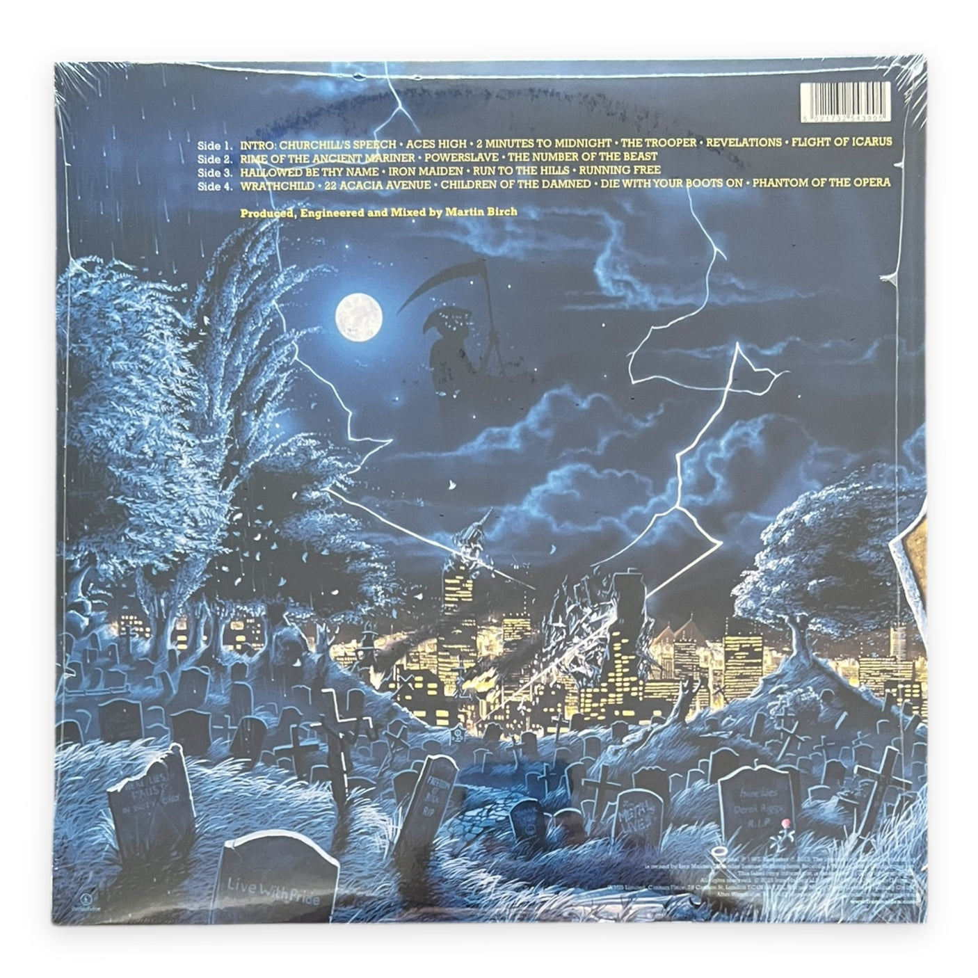 IRON MAIDEN – Live After Death (40th Anniversary Limited Collectors Edition) | Yellow & Blue Vinyl