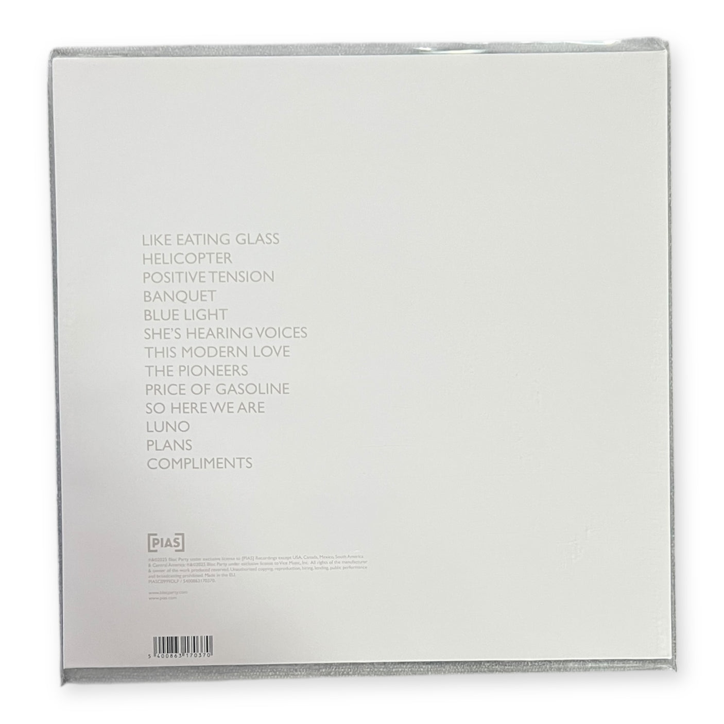 BLOC PARTY - Silent Alarm (20th Anniversary Edition) | White Vinyl | Brand New LP Vinyl Album