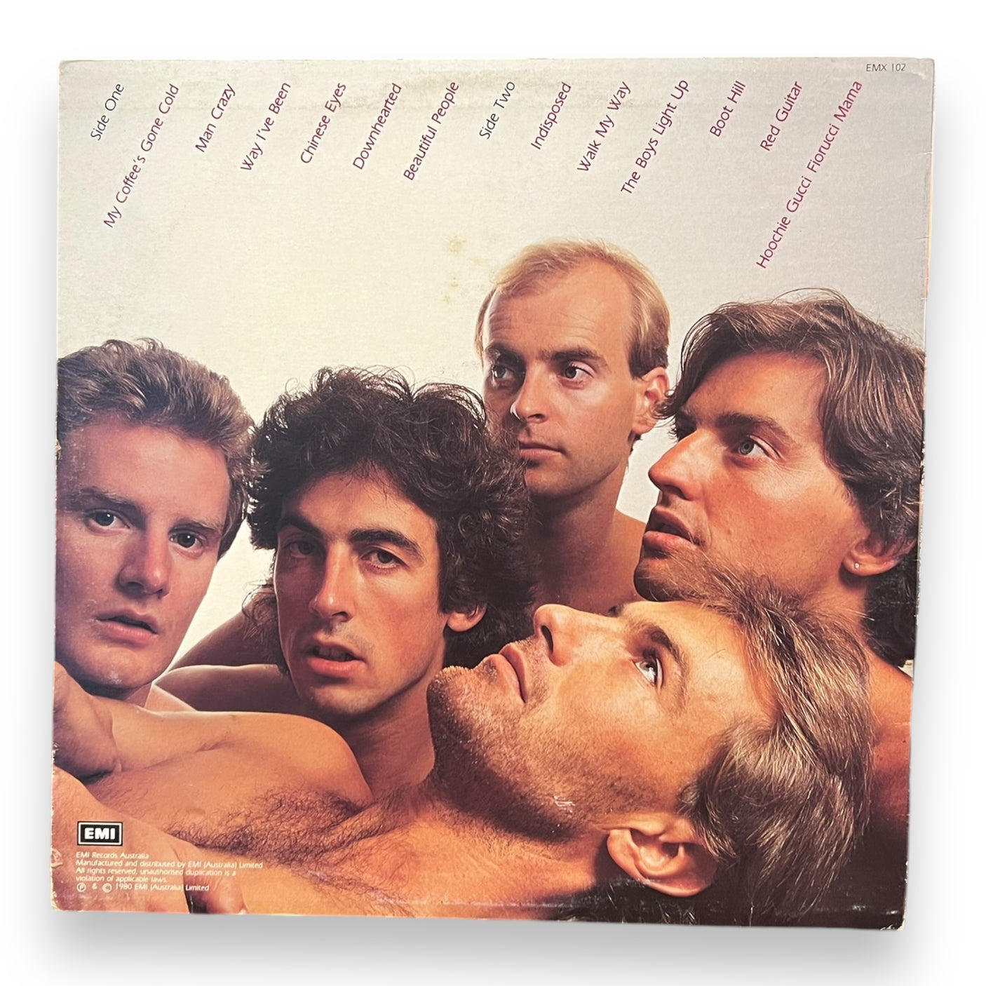 AUSTRALIAN CRAWL - The Boys Light Up - USED LP VINYL - G+/VG