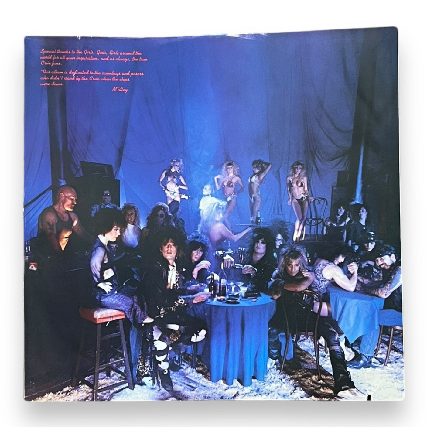 MOTLEY CRUE - Girls, Girls, Girls - USED LP VINYL - VG+/VG+