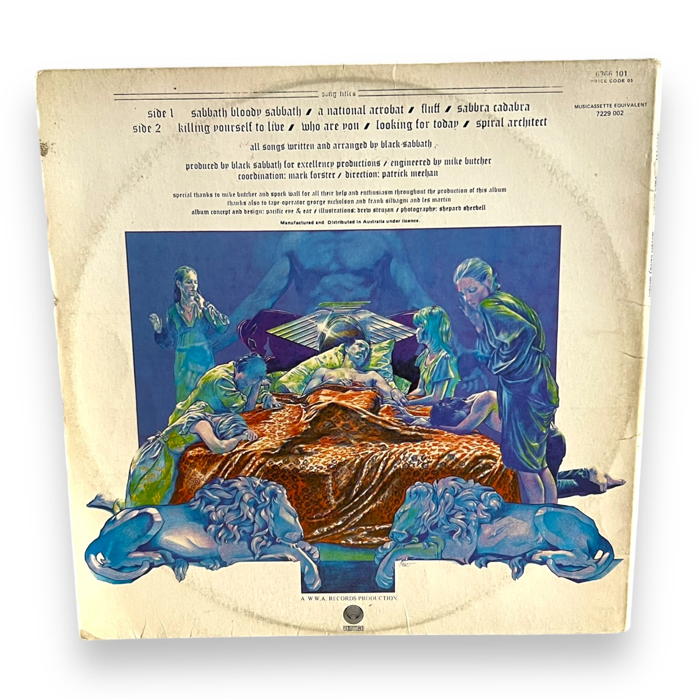 BLACK SABBATH - Sabbath Bloody Sabbath - USED LP VINYL - VG/G+