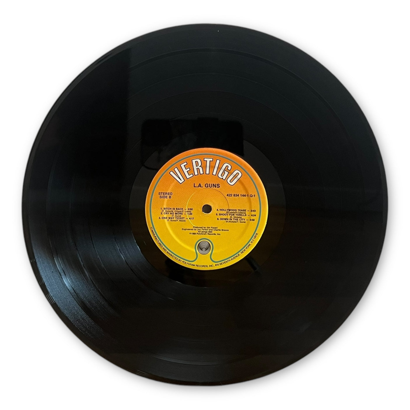 LA GUNS - LA Guns (Self Titled) - USED LP VINYL - VG+/VG+