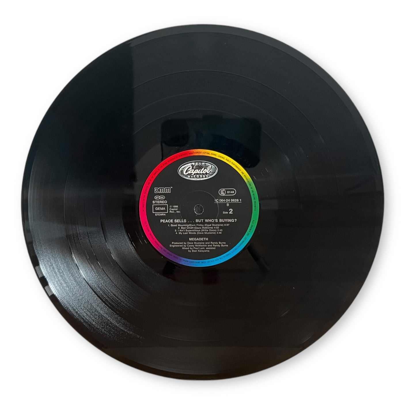 MEGADETH - Peace Sells... But Who's Buying? - USED LP VINYL - VG+/VG+