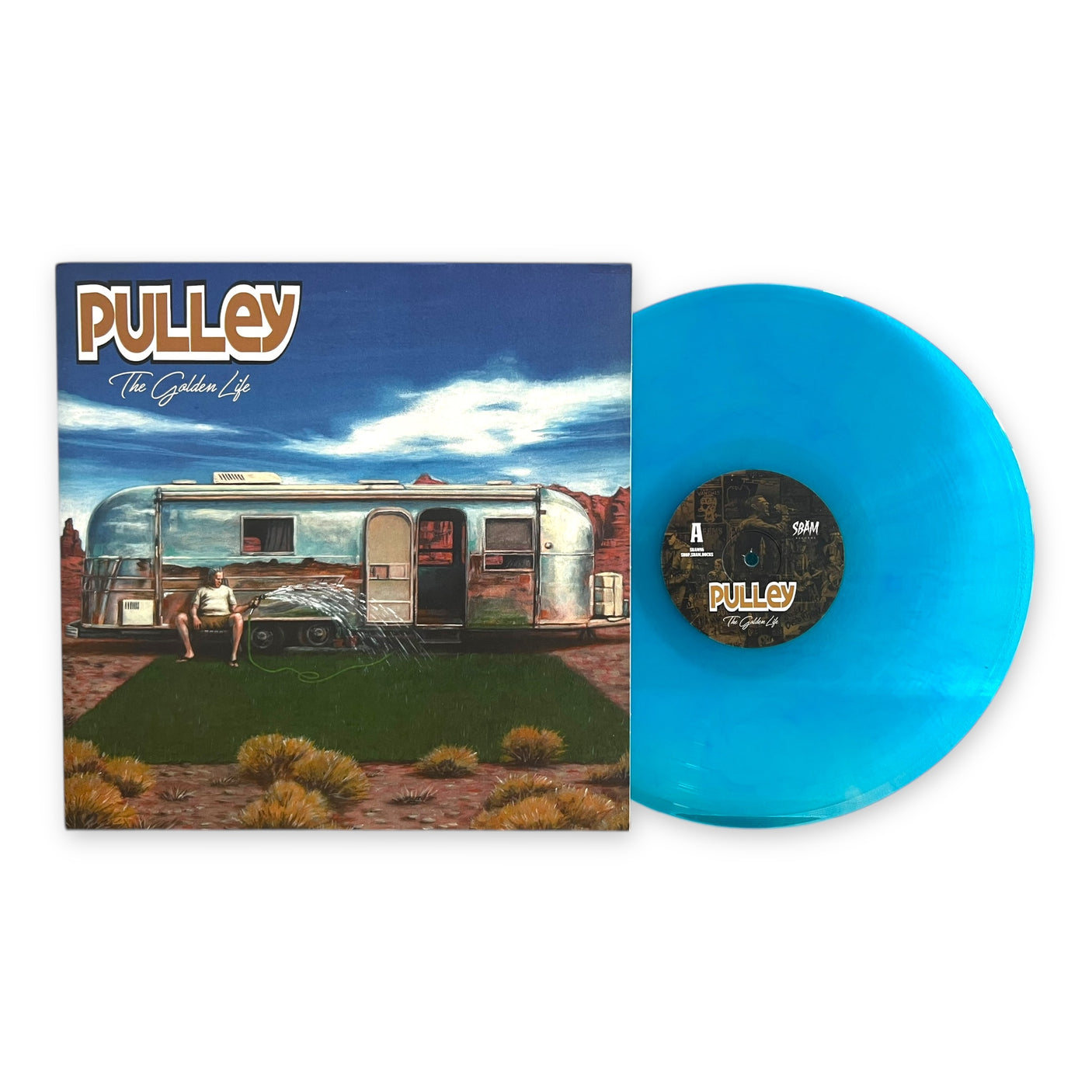 PULLEY - The Golden Life - LP VINYL - BLUE SMOKE VINYL - BRAND NEW