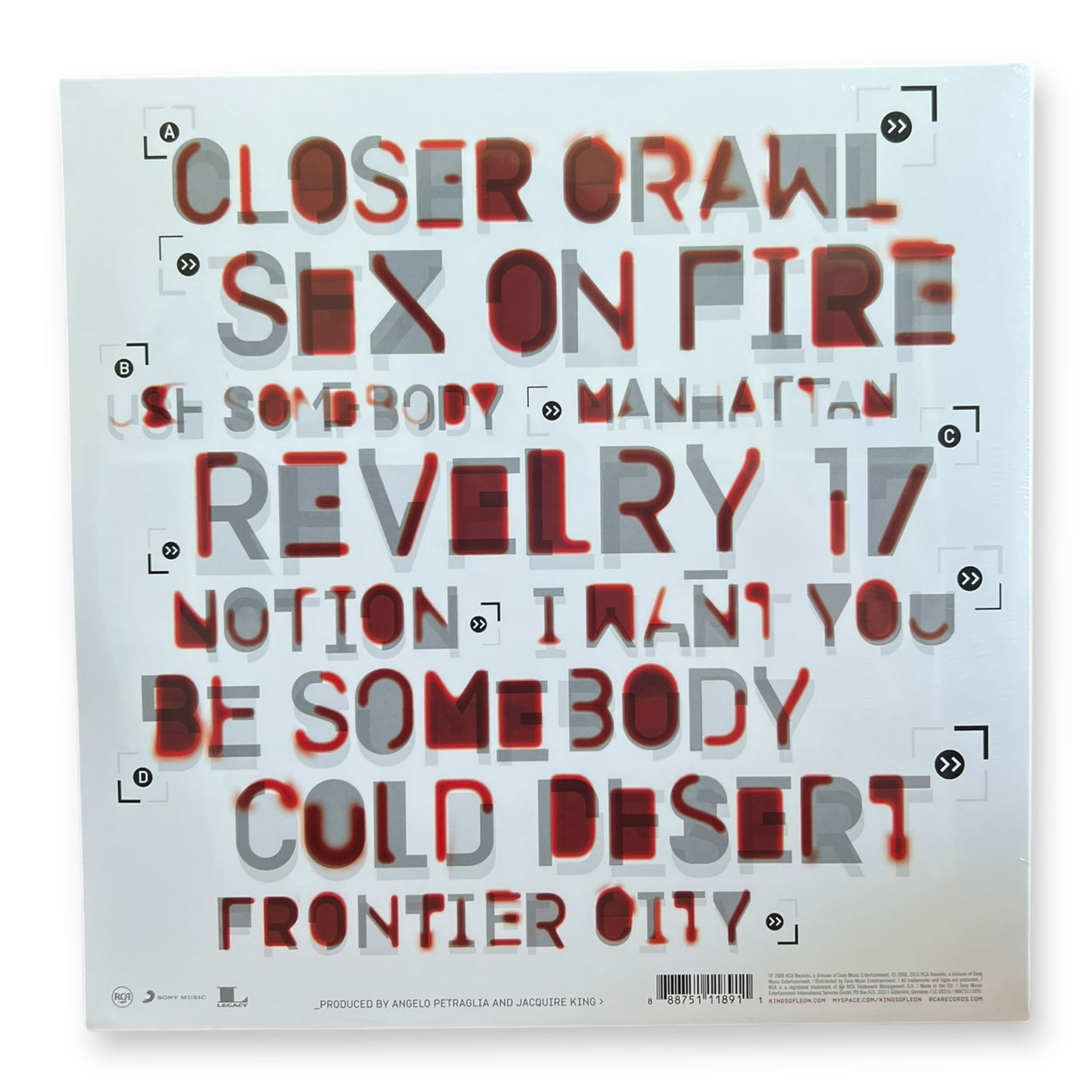 KINGS OF LEON - Only By The Night - LP VINYL - REISSUE 180gm - BRAND NEW