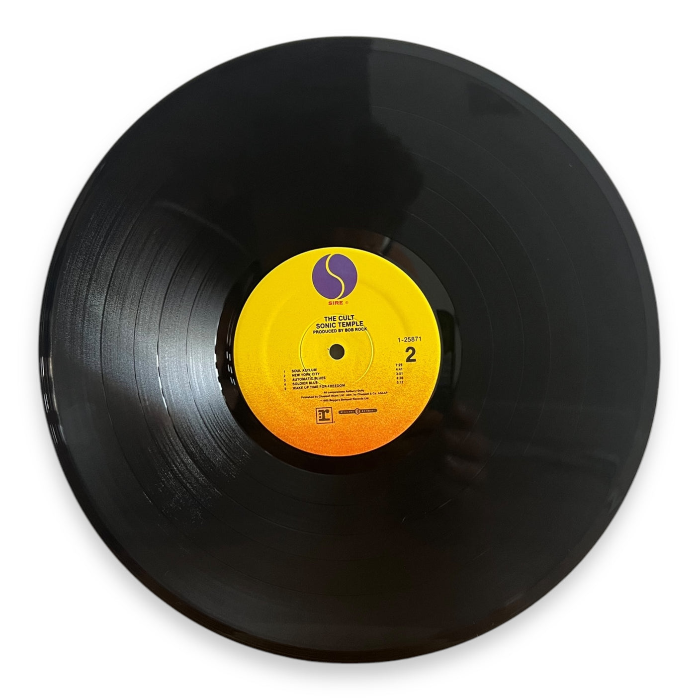 THE CULT - Sonic Temple - USED LP VINYL - ORIGINAL 1989 USA PRESS - VG+/VG+