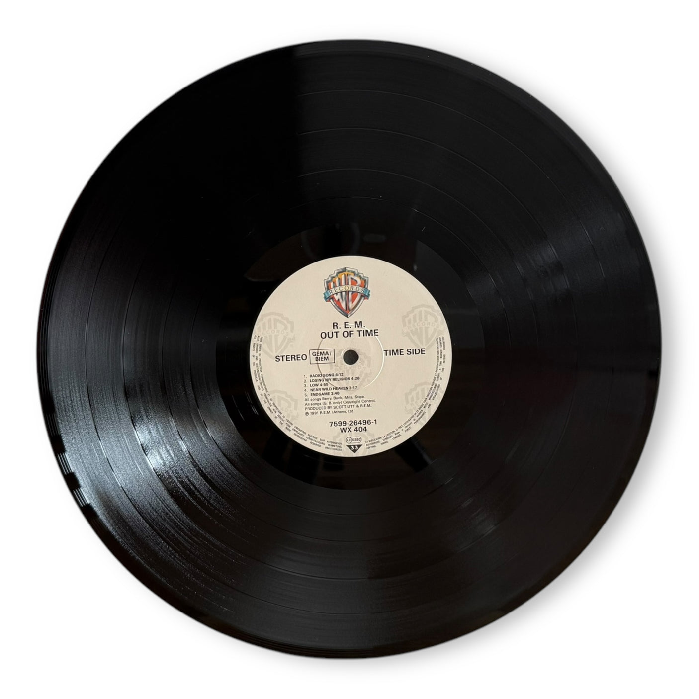 R.E.M - Out Of Time - USED LP VINYL - ORIGINAL 1991 EUROPE PRESS - VG/NM