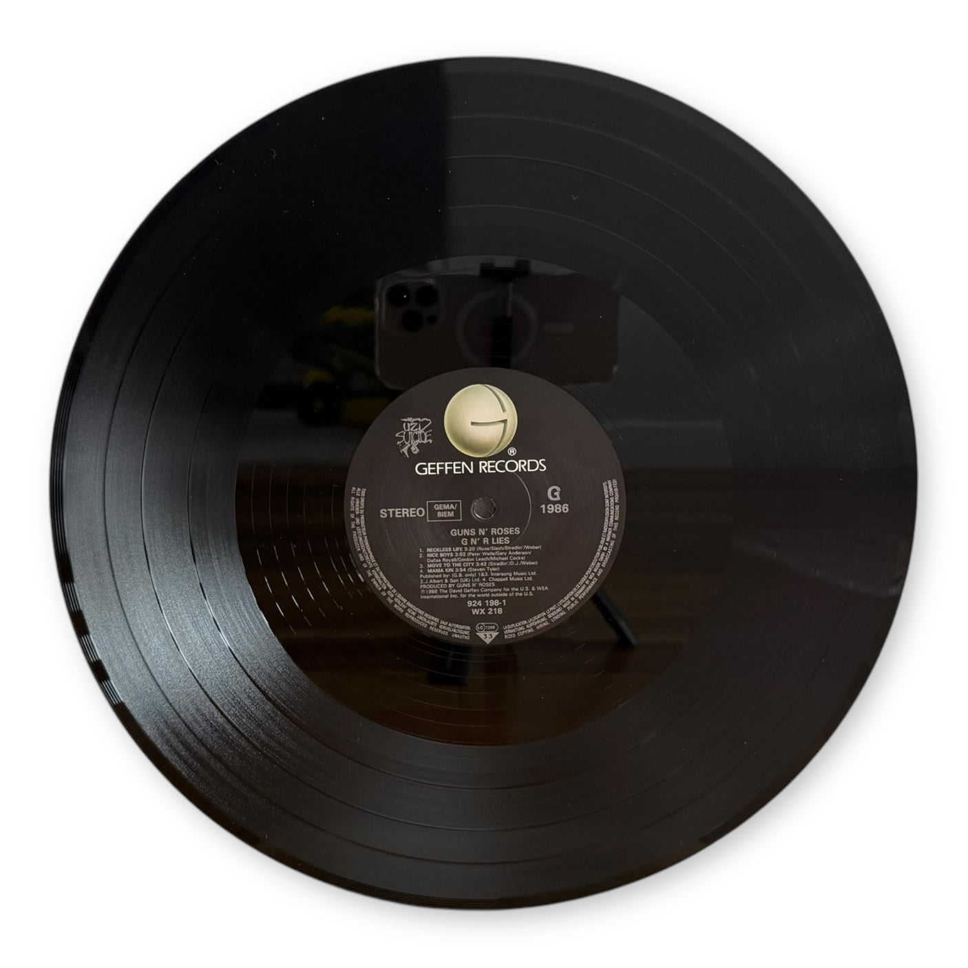 GUNS N ROSES - GN'R Lies - USED LP VINYL - ORIGINAL 1988 EUROPE PRESS - VG+/NM