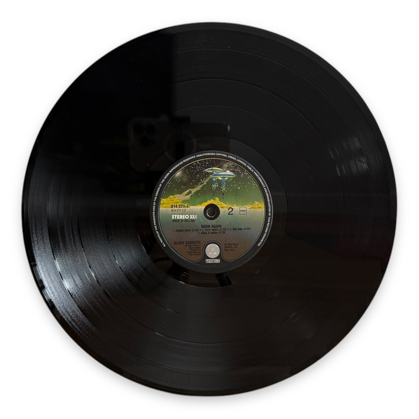 BLACK SABBATH - Born Again - USED LP VINYL - 1983 EUROPE PRESS - VG/VG+