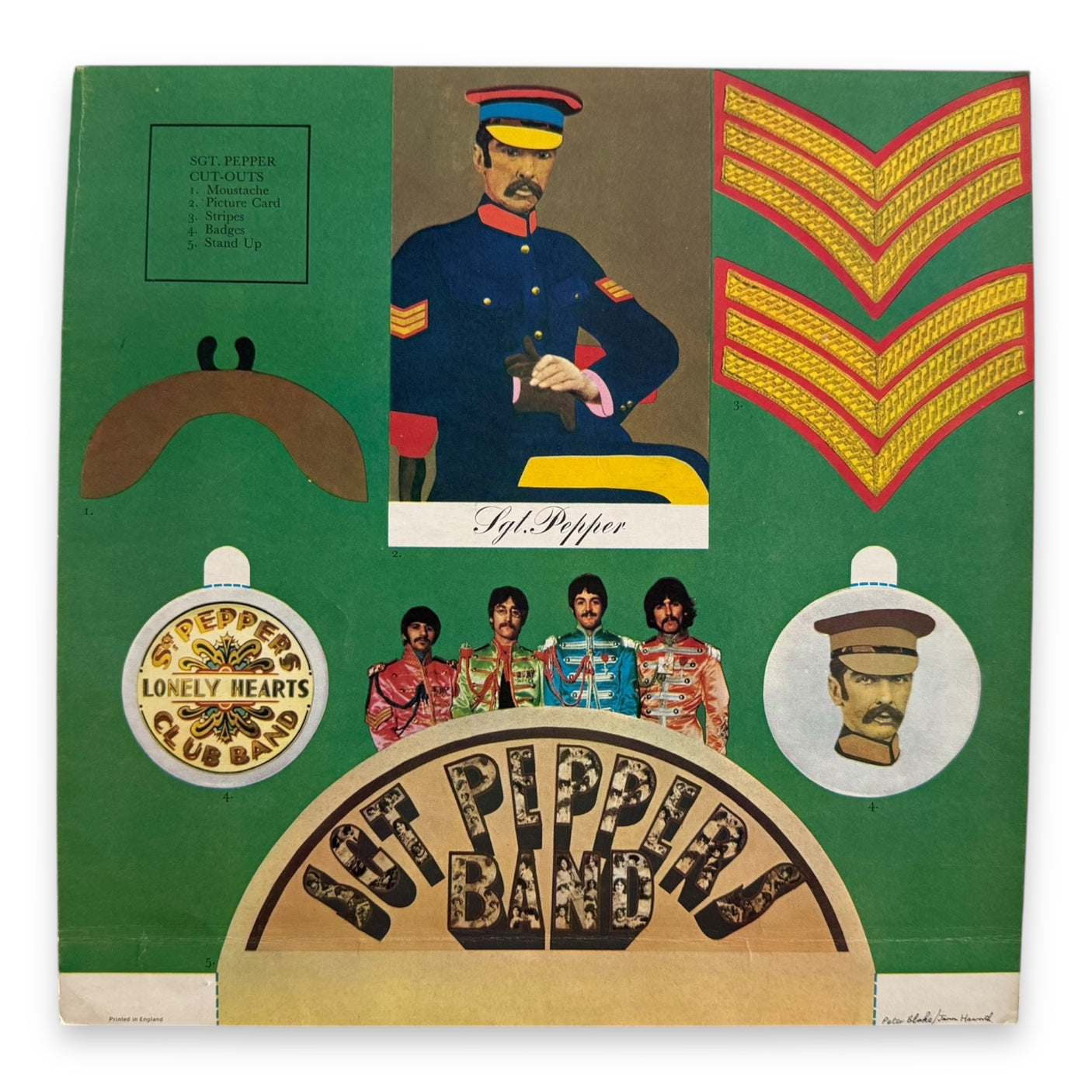 THE BEATLES - Sgt. Pepper's Lonely Hearts Club Band - USED LP VINYL - ORIGINAL 1967 UK PRESS - VG/VG