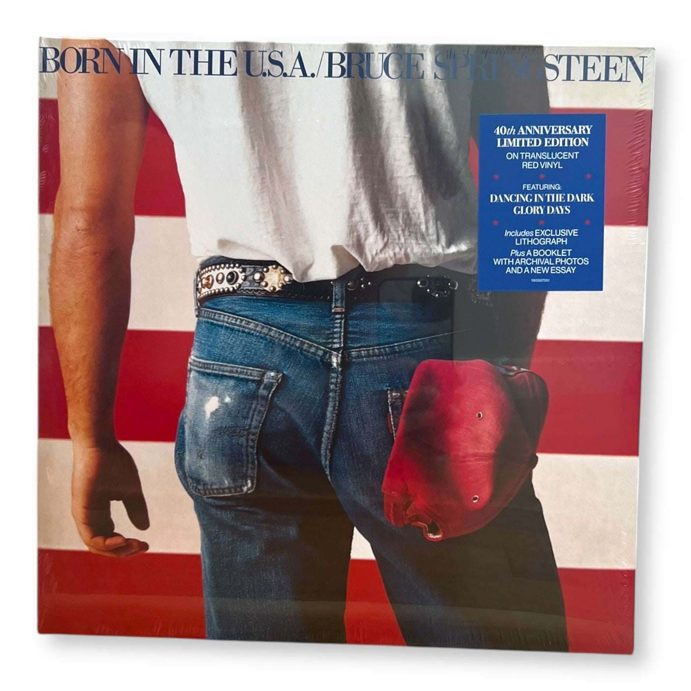 BRUCE SPRINGSTEEN - Born In The USA - LP VINYL - 40TH ANNIVERSARY EDITION RED VINYL - BRAND NEW