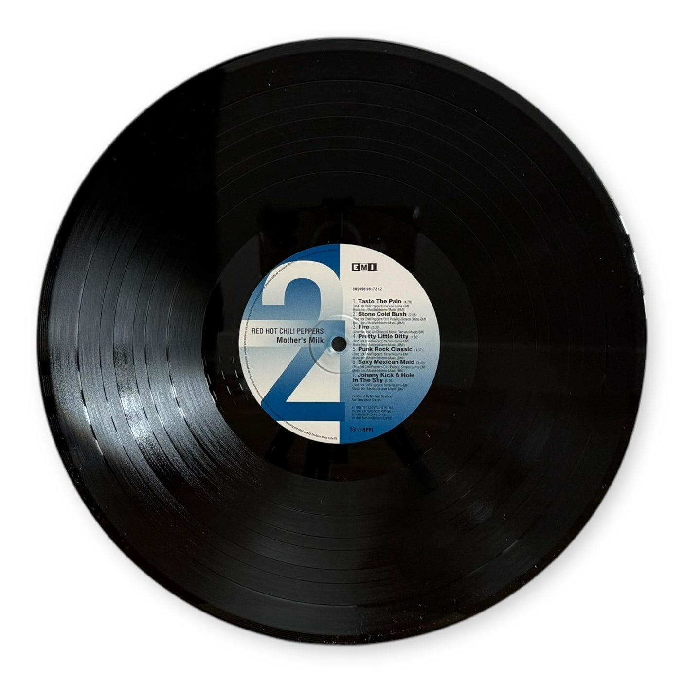 RED HOT CHILI PEPPERS - Mothers Milk - USED LP VINYL - REISSUE - NM/NM