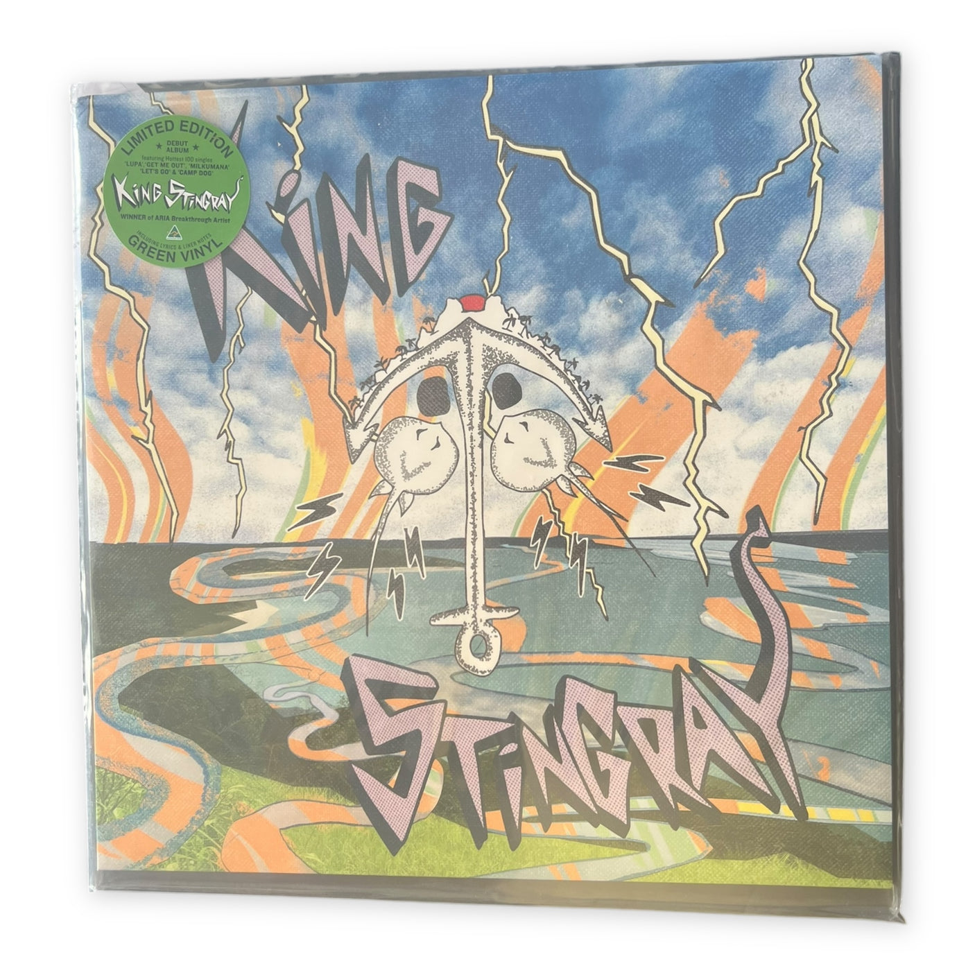KING STINGRAY - King Stingray (Self Titled) - LP VINYL - LIMITED EDITION GREEN VINYL - BRAND NEW