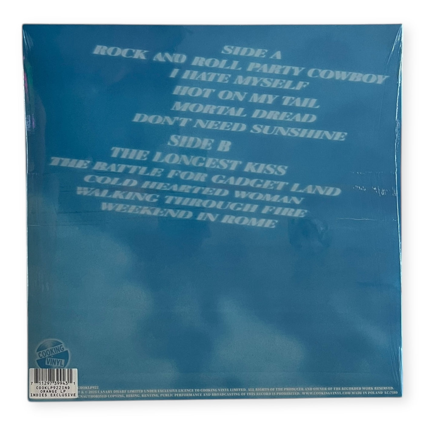 THE DARKNESS - Dreams On Toast - LP VINYL - WHITE VINYL - BRAND NEW