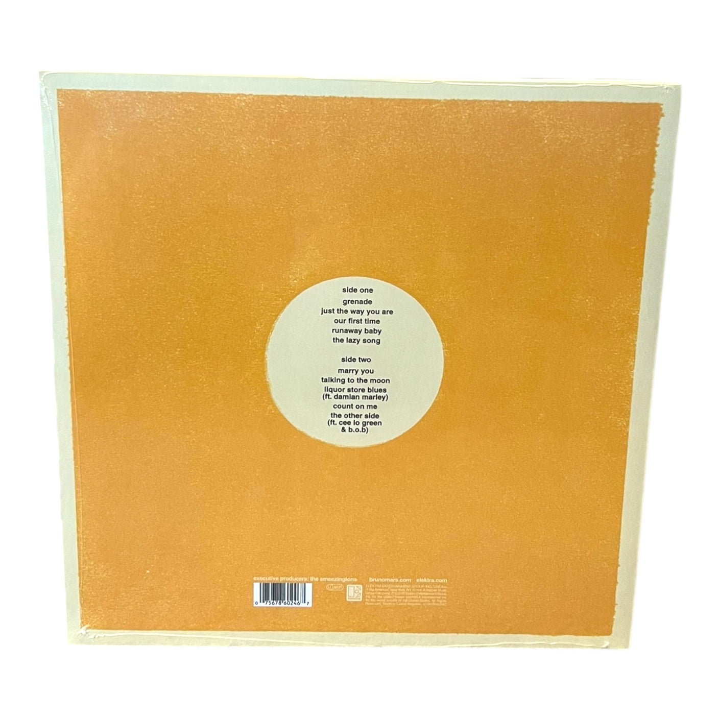 BRUNO MARS - Doowops & Hooligans - LP VINYL - REISSUE - NEON YELLOW VINYL - BRAND NEW