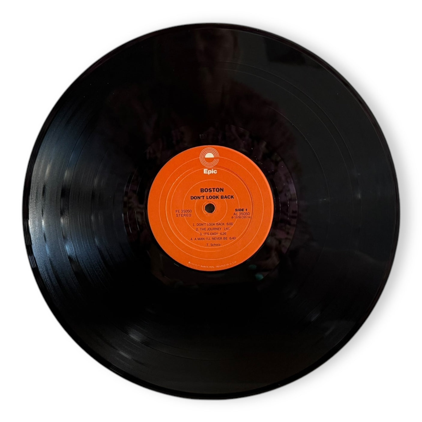 BOSTON - Don't Look Back - USED LP VINYL - ORIGINAL 1978 USA PRESS - VG+/VG+