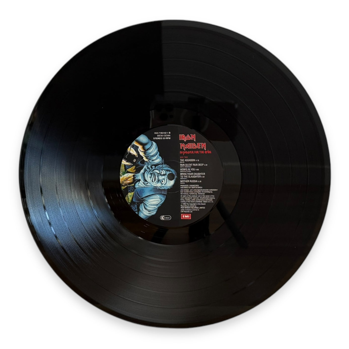 IRON MAIDEN - No Prayer For The Dying - USED LP VINYL - ORIGINAL 1990 EUROPE PRESS - VG/VG