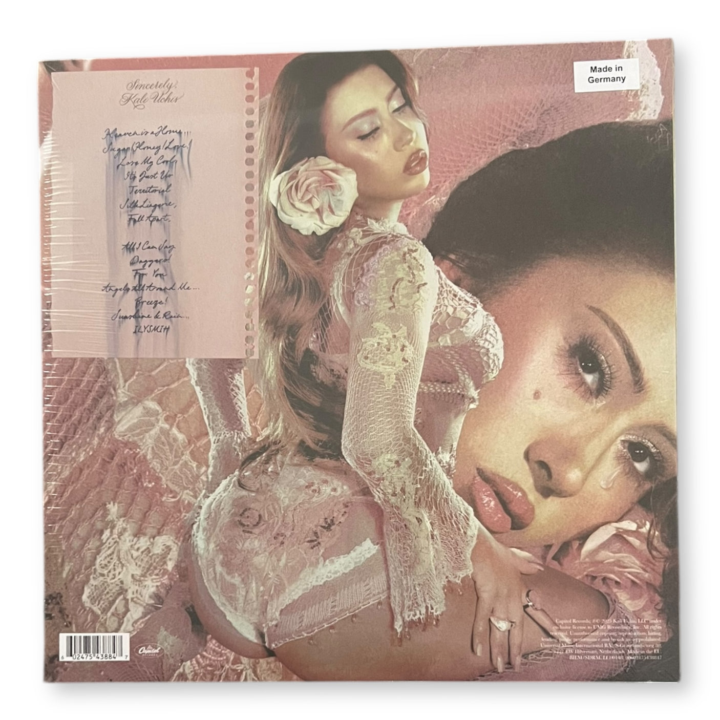 KALI UCHIS - Sincerely - LP VINYL - LIMITED EDITION PINK VINYL - BRAND NEW