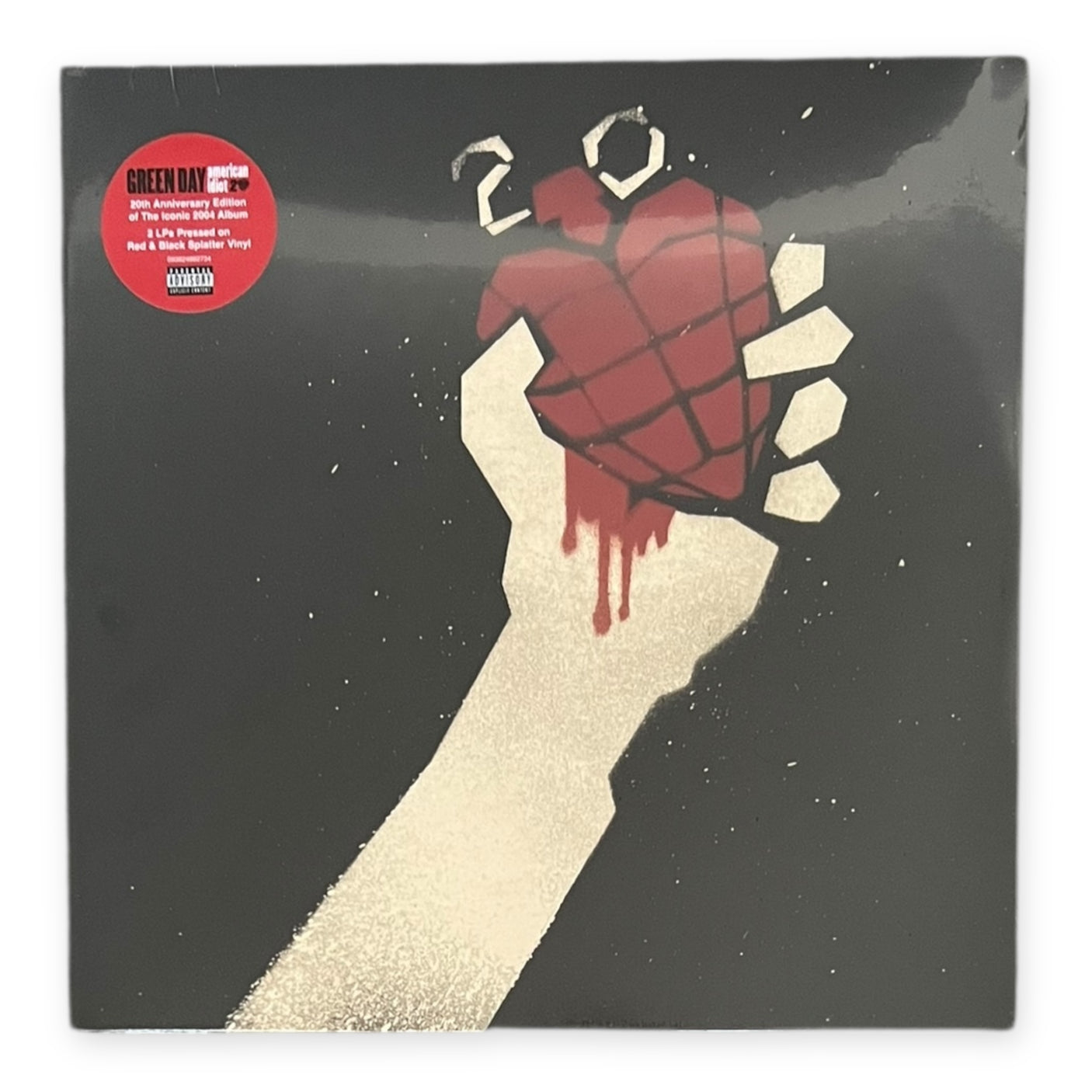 GREEN DAY - American Idiot 20 - LP VINYL - 20th ANNIVERSARY EDITION - RED & BLACK SPLATTER VINYL BRAND NEW
