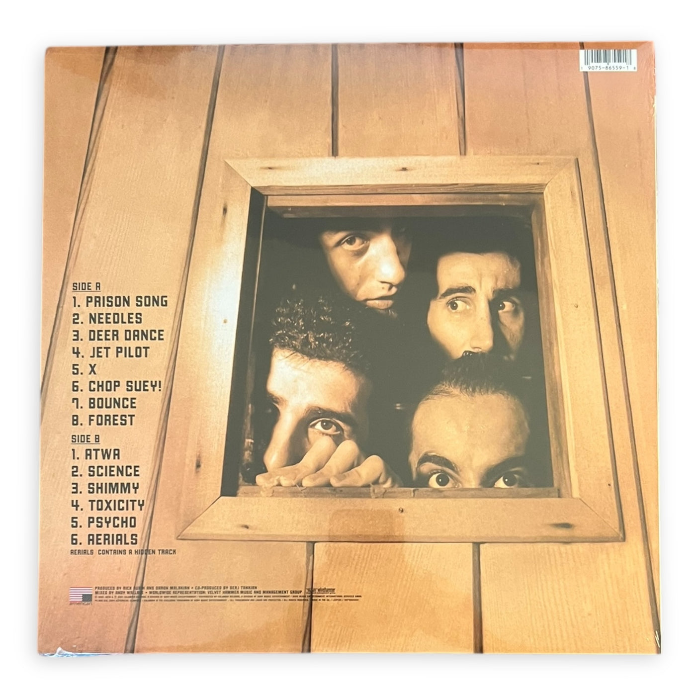 SYSTEM OF A DOWN - Toxicity - LP VINYL - 180gm REISSUE - BRAND NEW