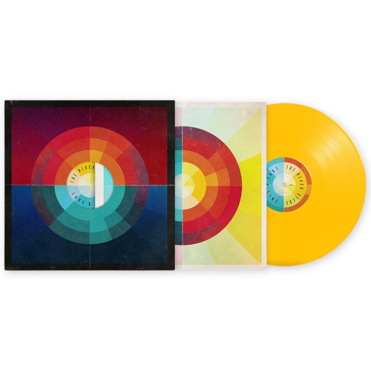 THE BLACK SEEDS - Love & Fire - LP VINYL - YELLOW VINYL - BRAND NEW