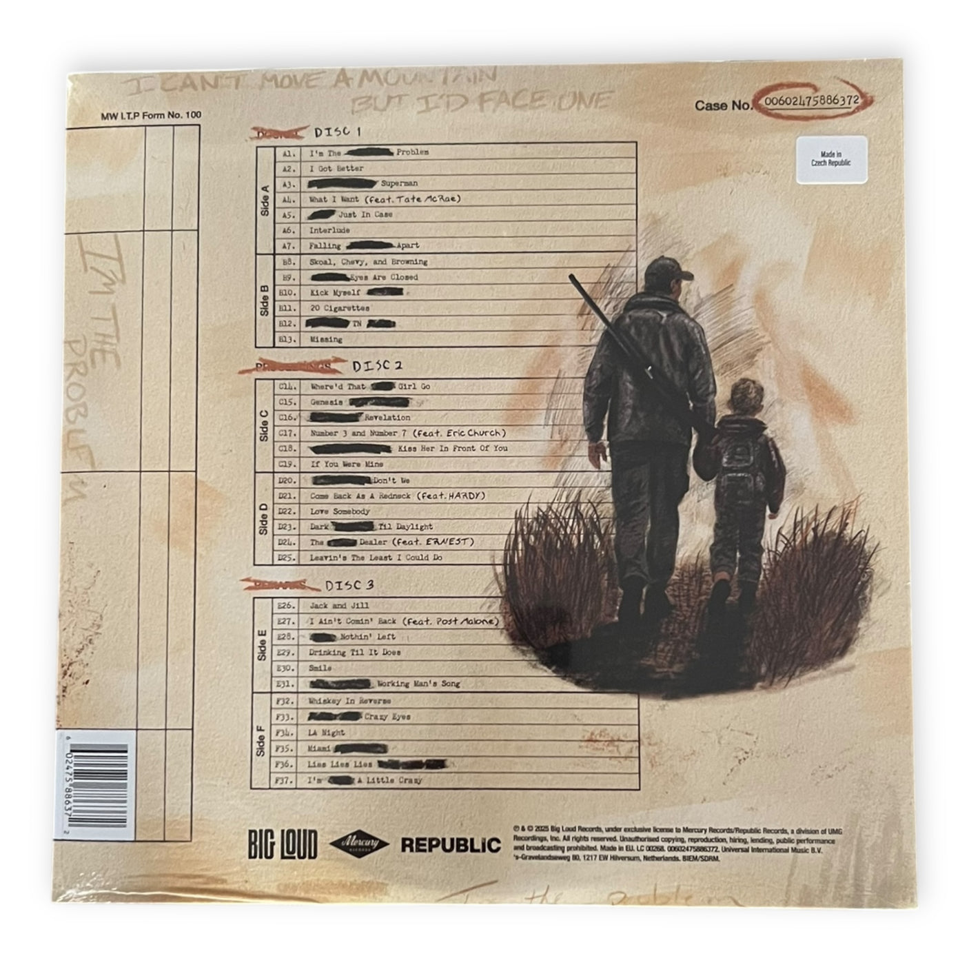 MORGAN WALLEN - I'm The Problem - LP VINYL - LIMITED EDITION OPAQUE BROWN VINYL - BRAND NEW