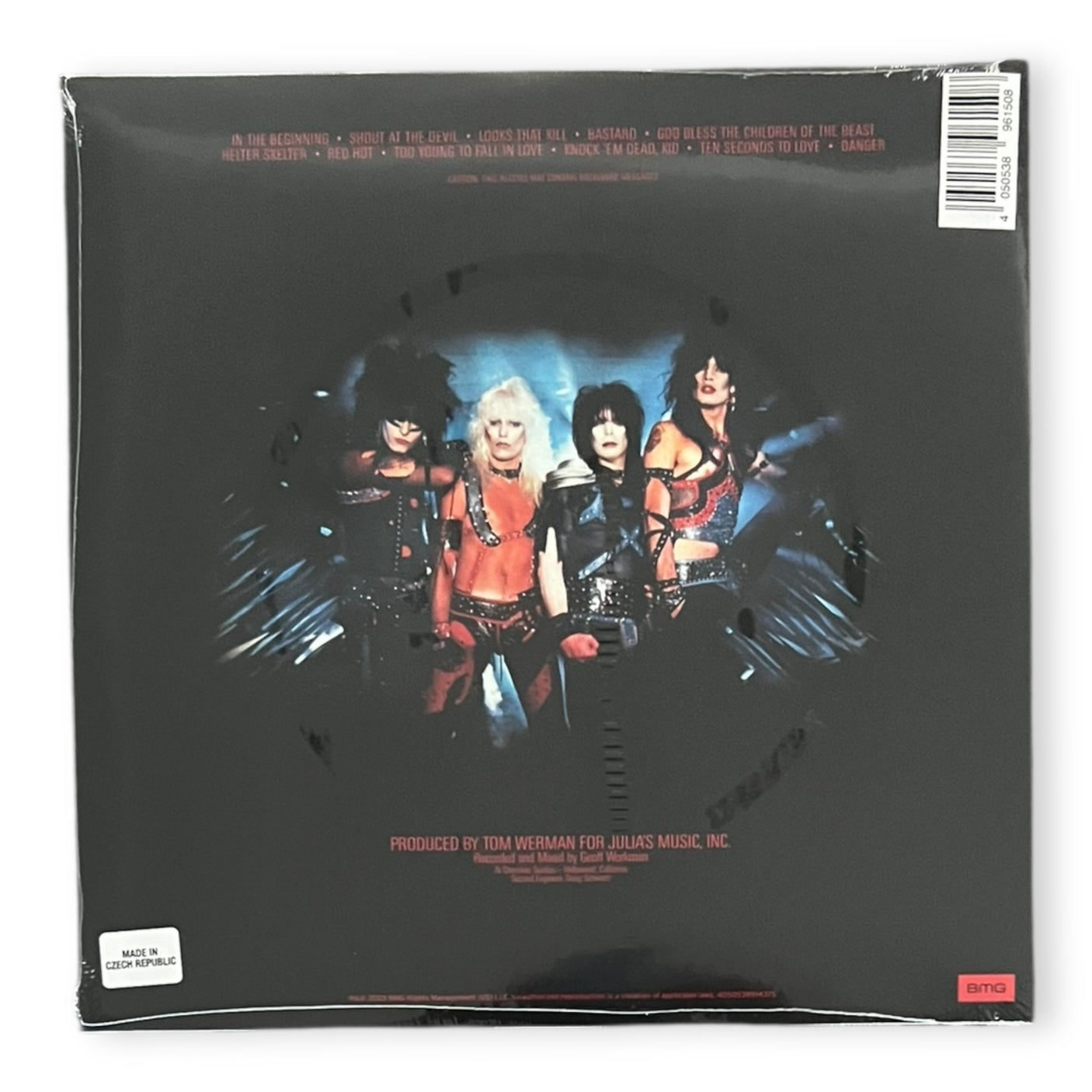 MOTLEY CRUE - Shout At The Devil (40th Anniversary Edition) - LP VINYL - RED & BLACK VINYL - BRAND NEW