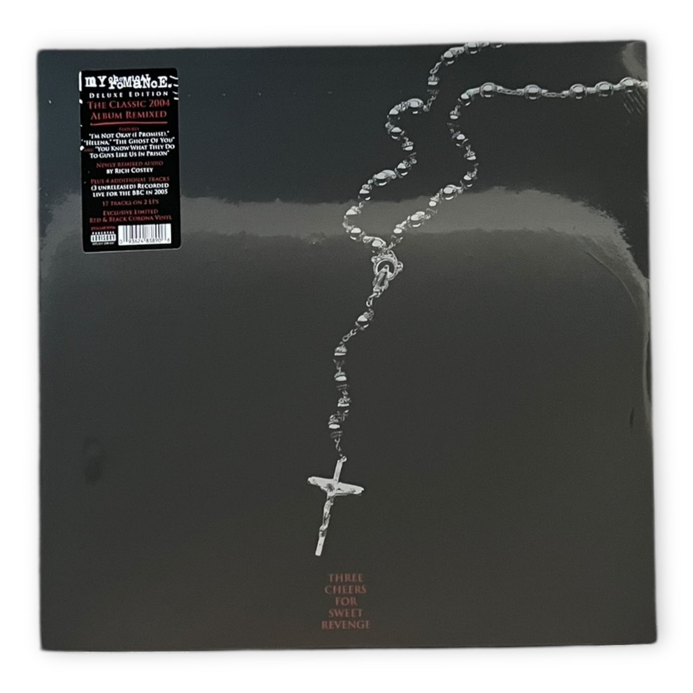 MY CHEMICAL ROMANCE - Three Cheers For Sweet Revenge - LP VINYL - LIMITED EDITION RED & BLACK VINYL - BRAND NEW