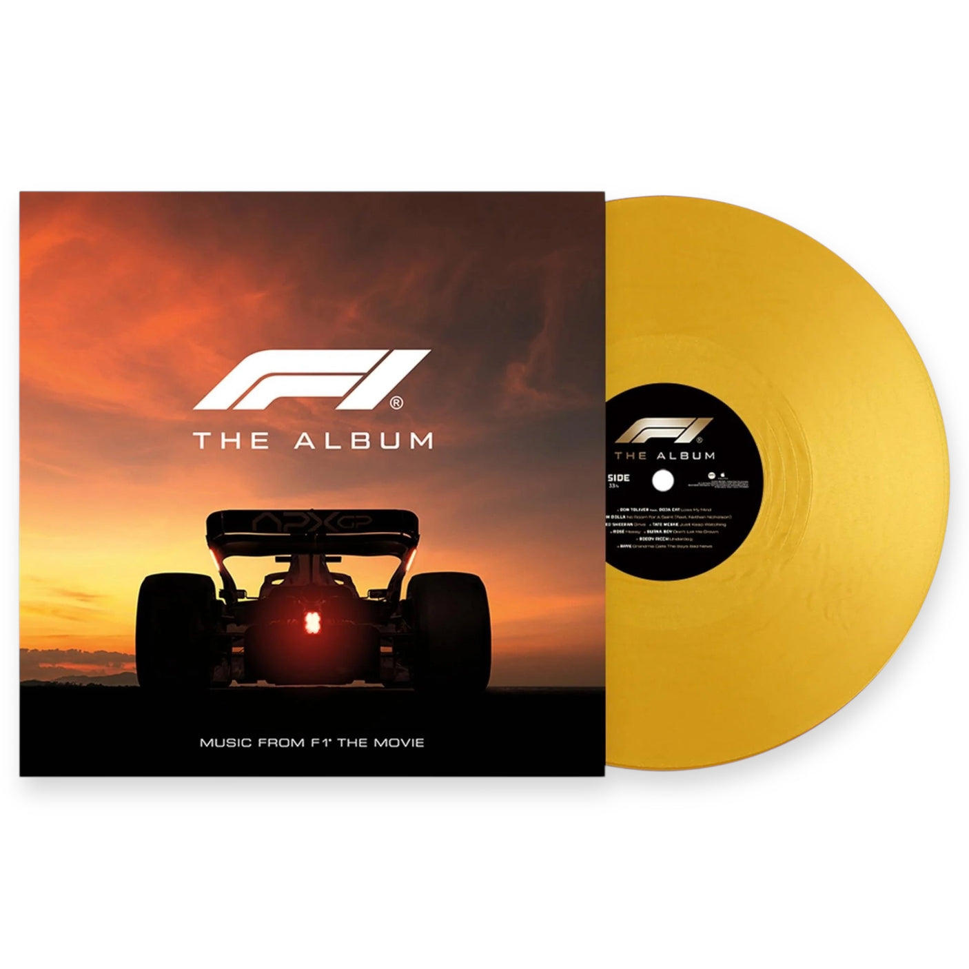 F1 THE ALBUM - Music From F1 The Movie - LP VINYL - GOLD VINYL - BRAND NEW