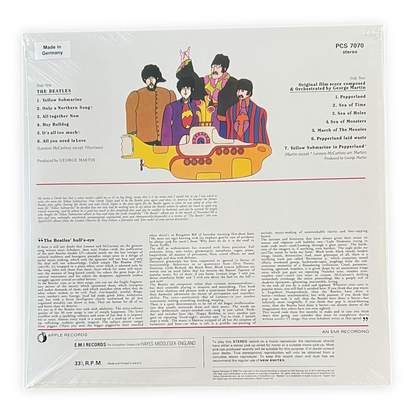 THE BEATLES - Yellow Submarine - LP VINYL - REMASTERED 180gm EDITION - BRAND NEW