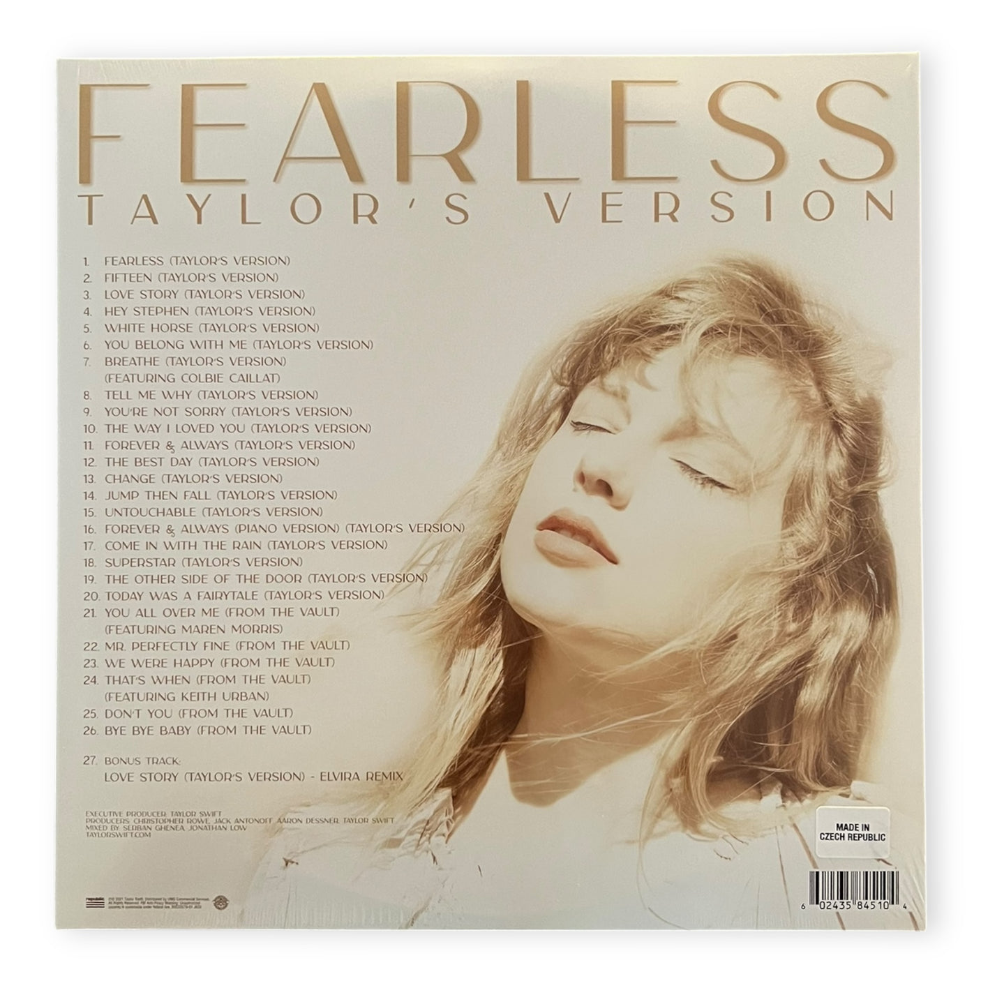 TAYLOR SWIFT - Fearless (Taylors Version) - LP VINYL - GOLD VINYL - BRAND NEW