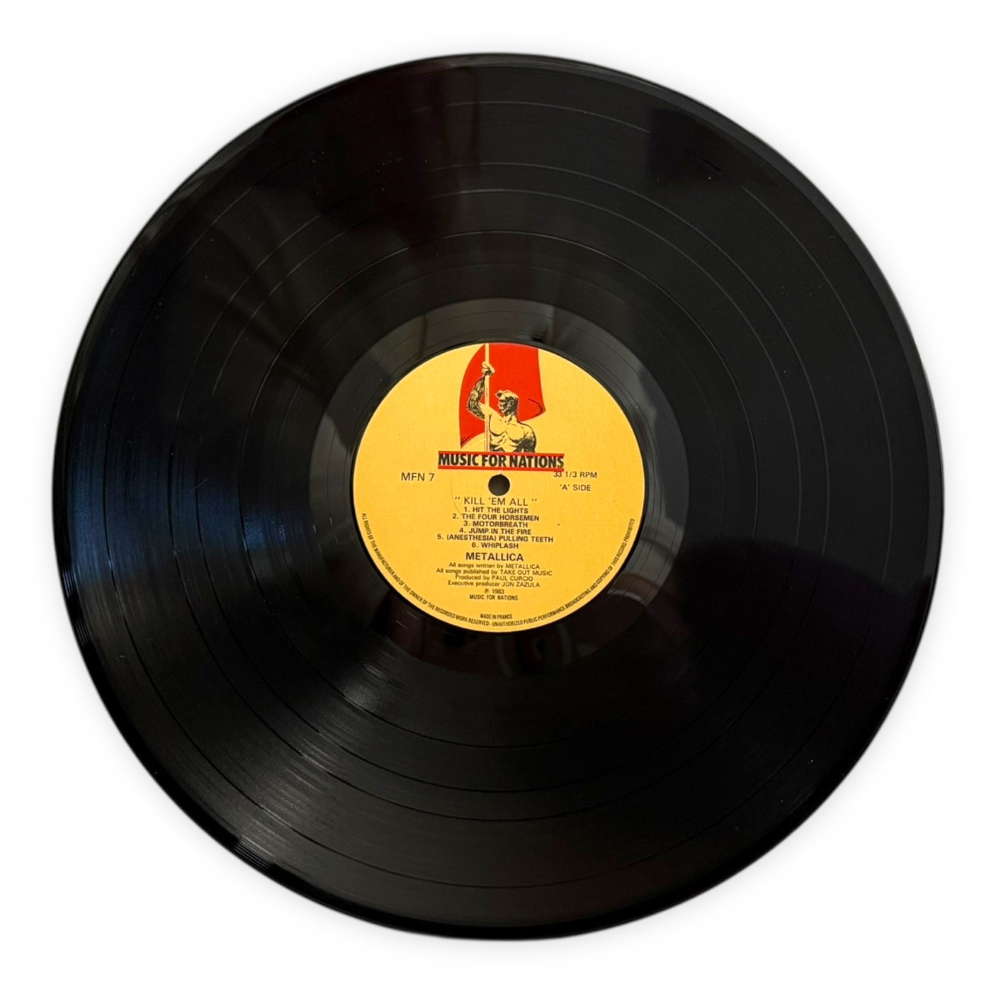 METALLICA - Kill 'Em All - USED LP VINYL - ORIGINAL 1983 UK PRESS - VG+/VG+