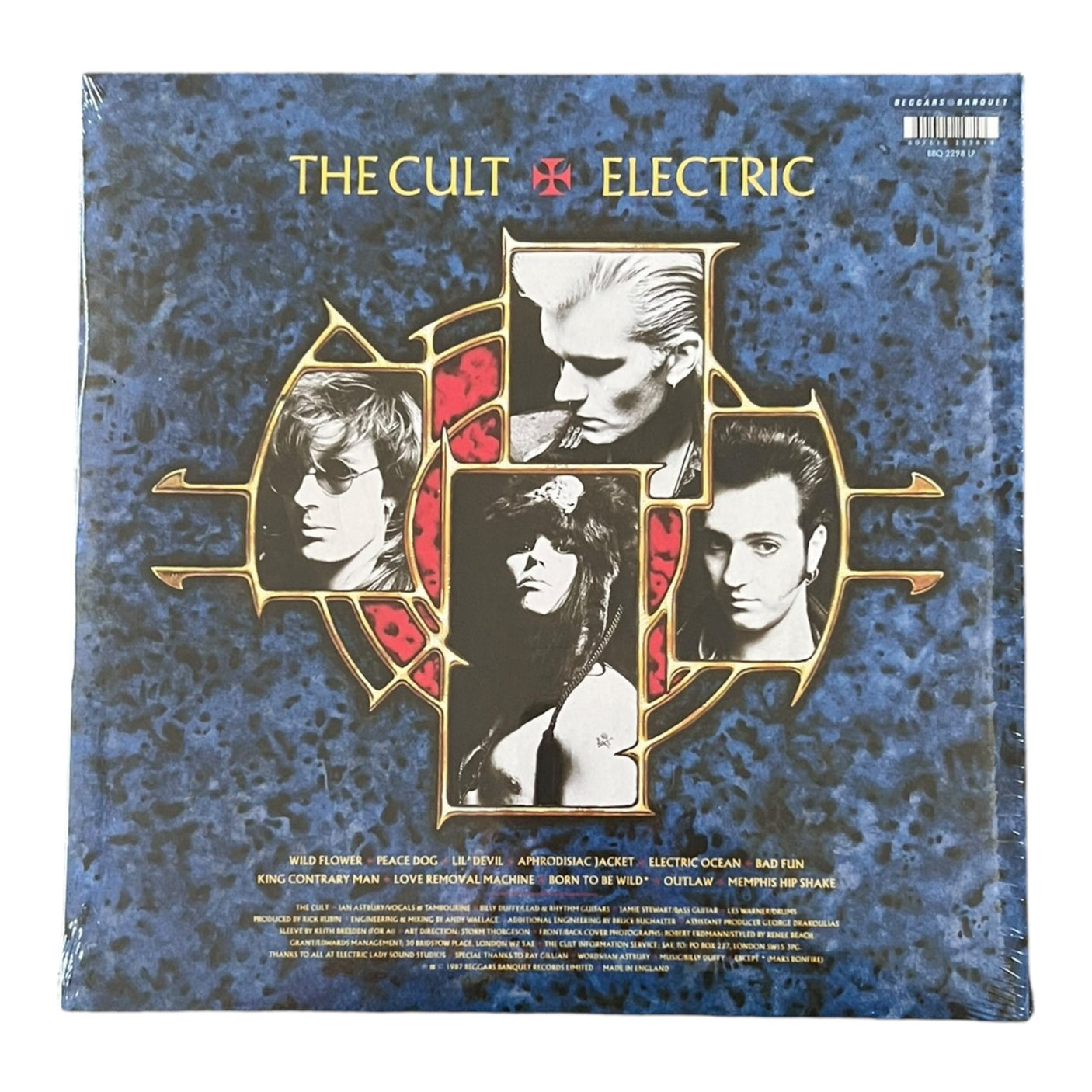 THE CULT - Electric - LP VINYL - REISSUE - BRAND NEW