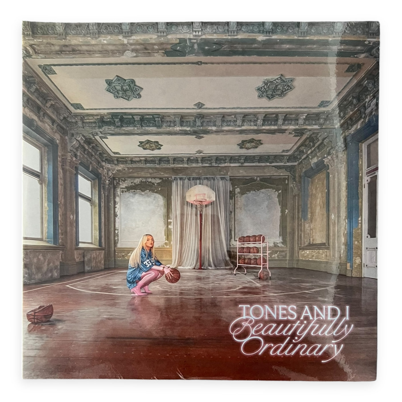 TONES AND I - Beautifully Ordinary - LP VINYL - POWDER PINK AND MARBLED SILVER VINYL - BRAND NEW