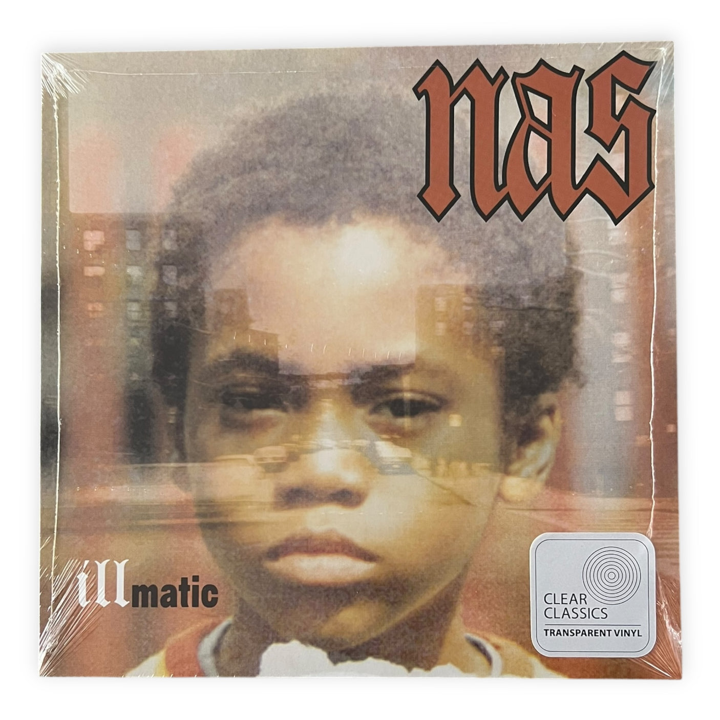 NAS - Illmatic - LP VINYL - LIMITED EDITION CLEAR VINYL - BRAND NEW
