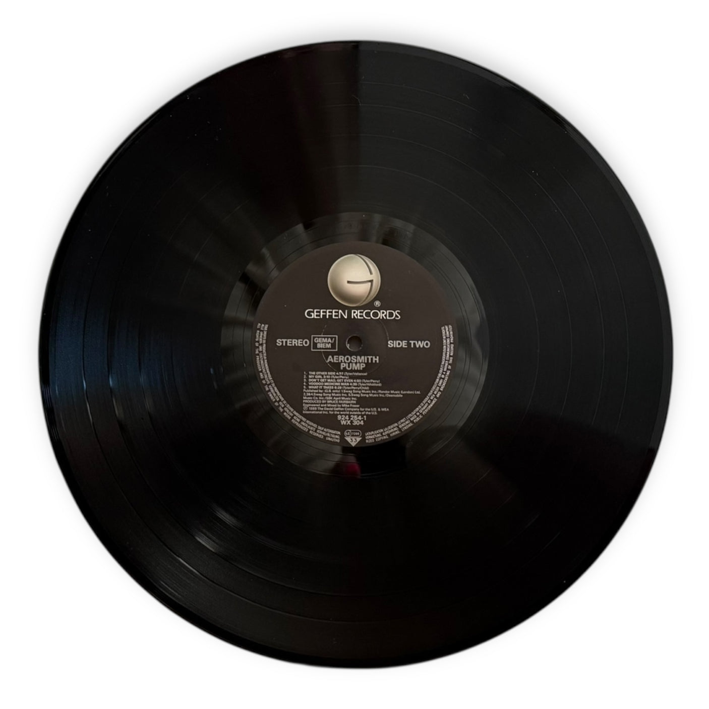AEROSMITH - Pump - USED LP VINYL - ORIGINAL 1989 UK & EUROPE PRESS - VG+/VG+