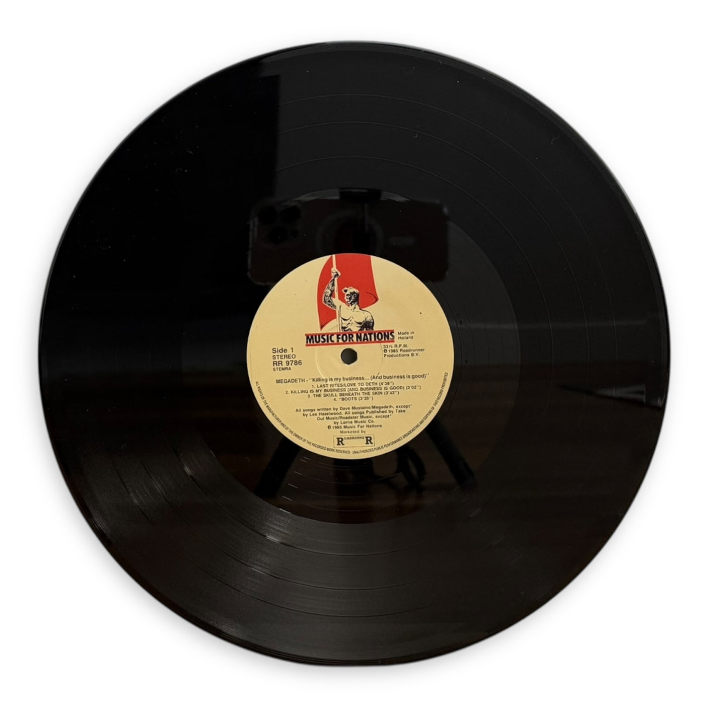 MEGADETH - Killing Is My Business... And Business Is Good - USED LP VINYL - ORIGINAL 1985 EUROPE PRESS - VG+/VG+