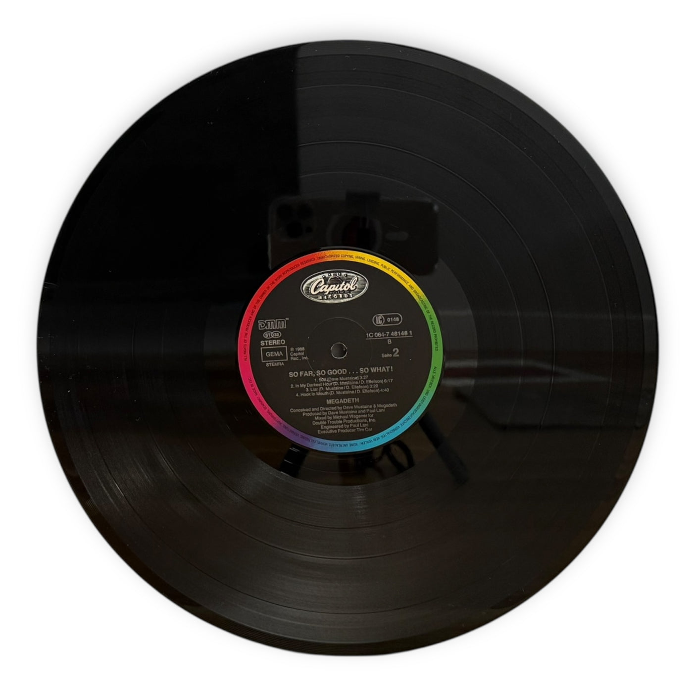 MEGADETH - So Far, So Good… So What! - USED LP VINYL - ORIGINAL 1988 EUROPE PRESS - VG+/VG+