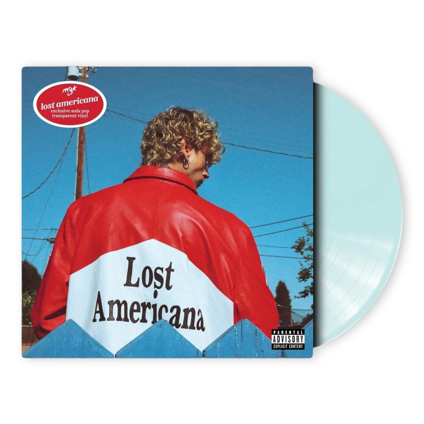 MGK - Lost Americana - LP VINYL - INDIE EXCLUSIVE TRANSPARENT SODA POP BOTTLE VINYL - BRAND NEW