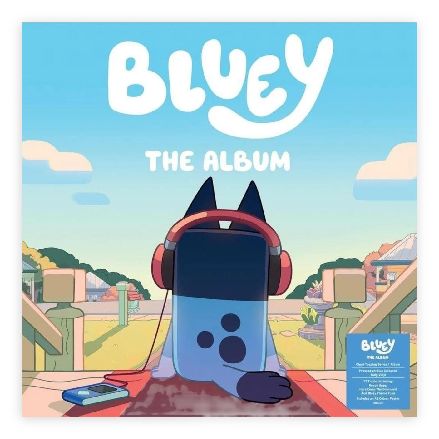 BLUEY - The Album - LP VINYL - LIMITED EDITION BLUE VINYL - BRAND NEW