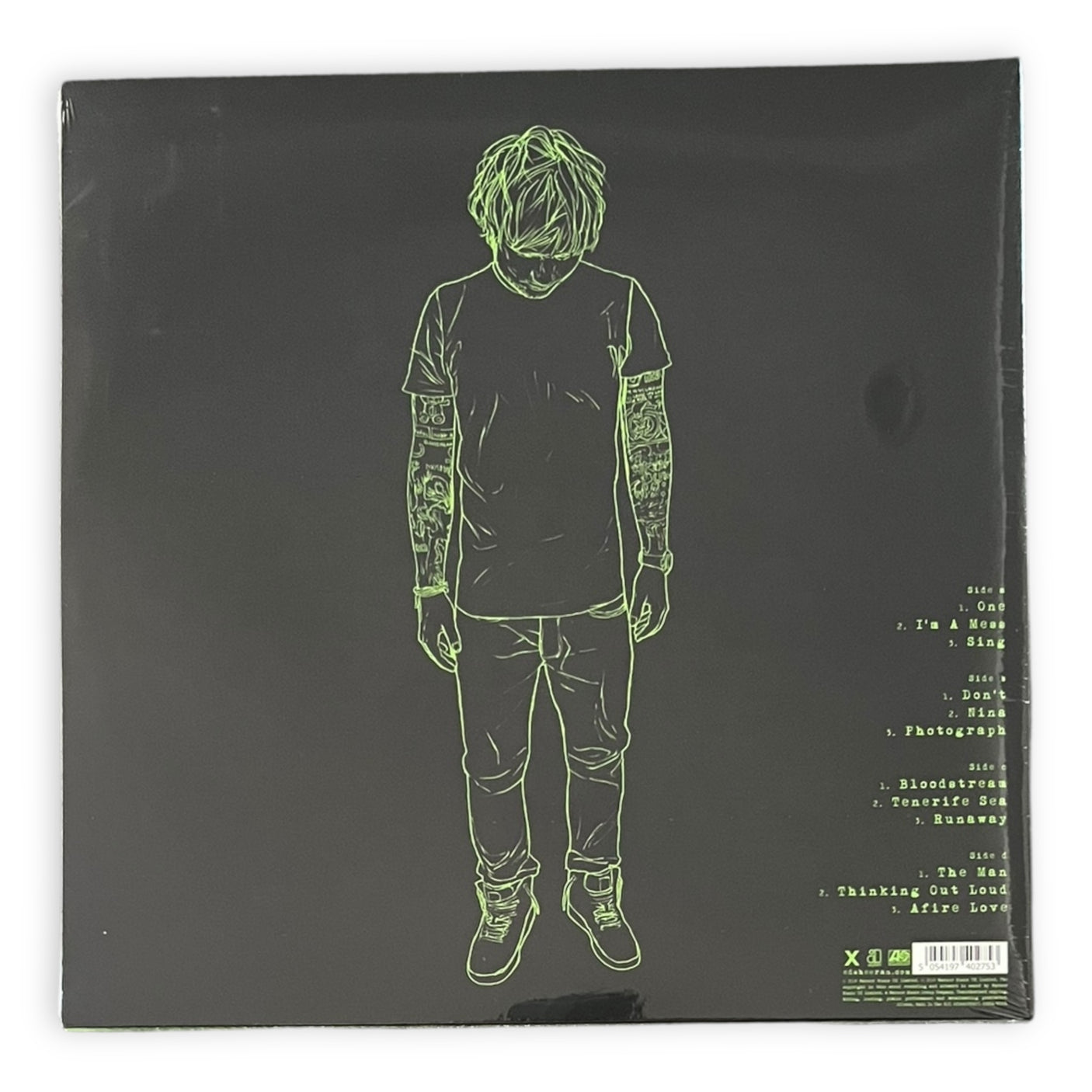 ED SHEERAN - X - LIMITED EDITION CRYSTAL CLEAR VINYL - 2 x 45RPM - LP VINYL - BRAND NEW