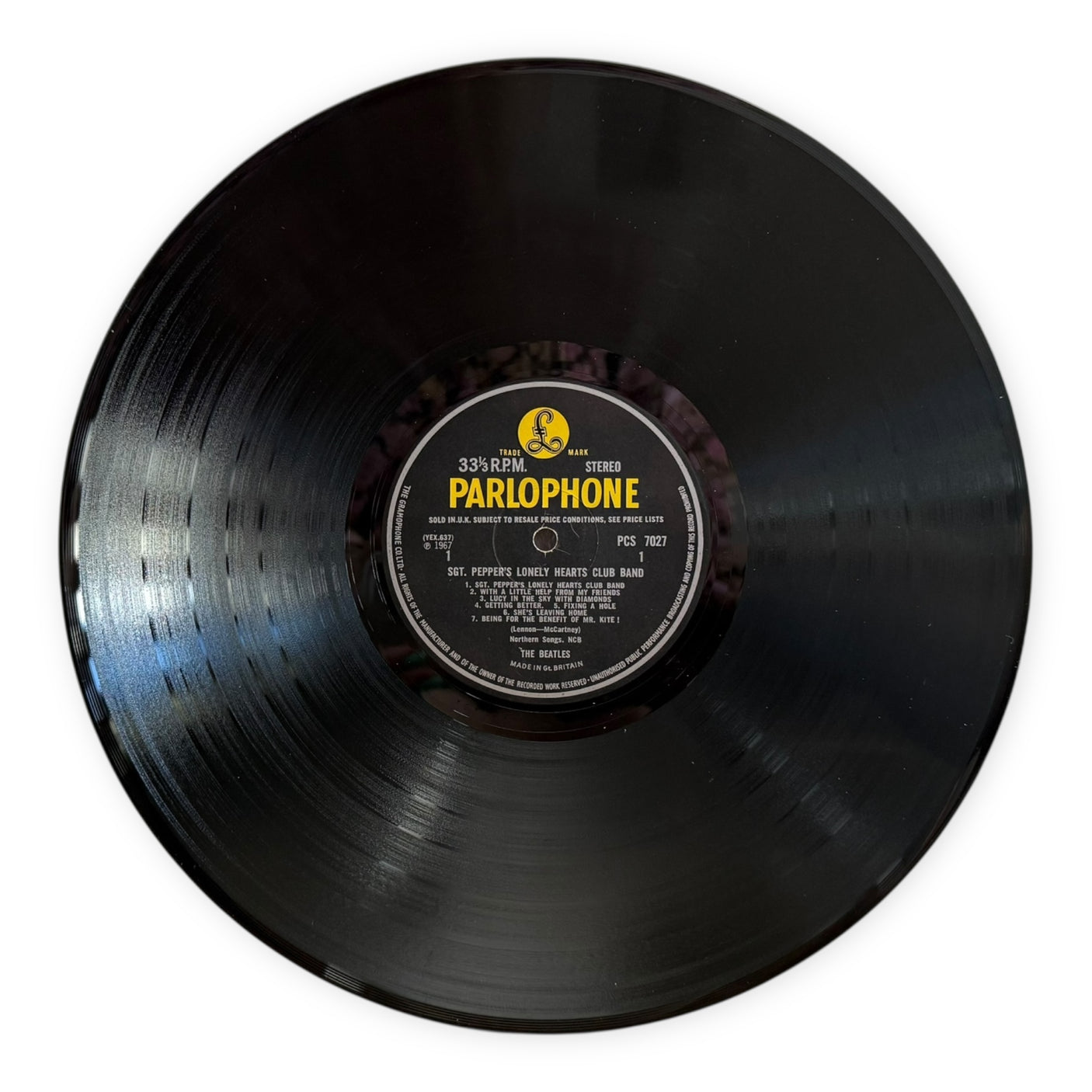 THE BEATLES - Sgt. Pepper's Lonely Hearts Club Band - USED LP VINYL - ORIGINAL 1967 UK PRESS - VG/VG