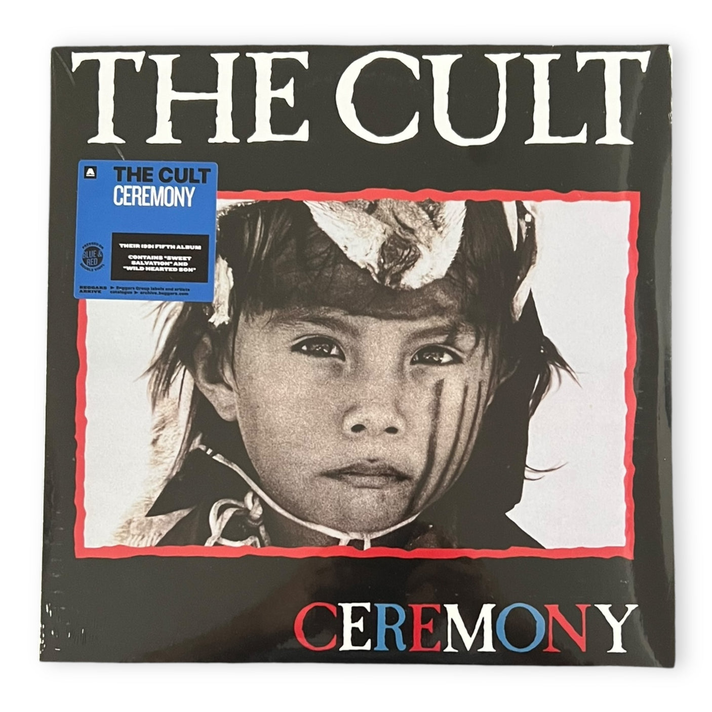 THE CULT - Ceremony - LIMITED EDITION RED & BLUE VINYL - LP VINYL - BRAND NEW