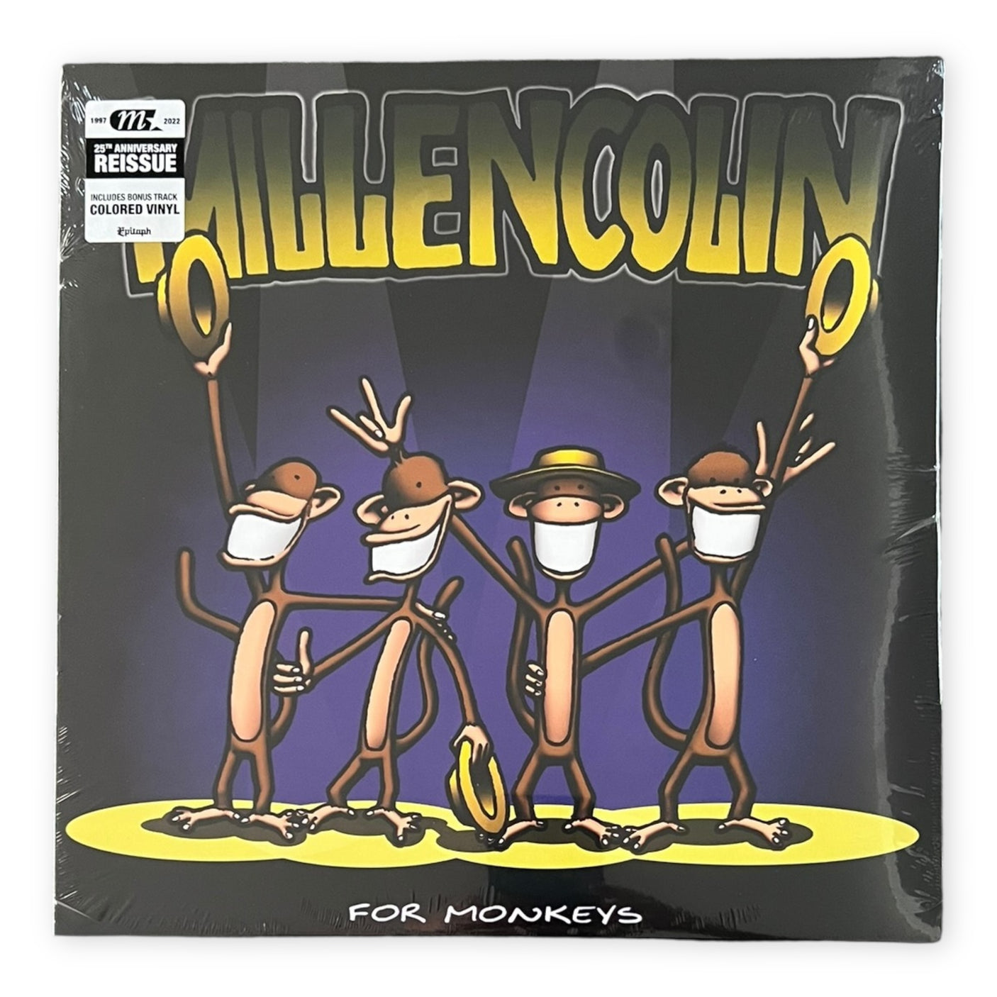 MILLENCOLIN - For Monkeys - HYACINTH CLEAR & SOLID RED & BLUE MIX VINYL - LP VINYL - BRAND NEW