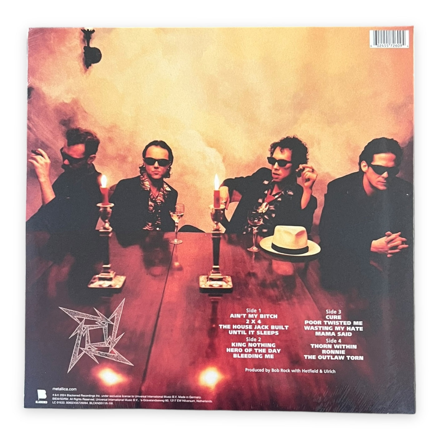 METALLICA - Load - LIMITED EDITION - POOR TWISTED ORANGE VINYL - LP VINYL - BRAND NEW