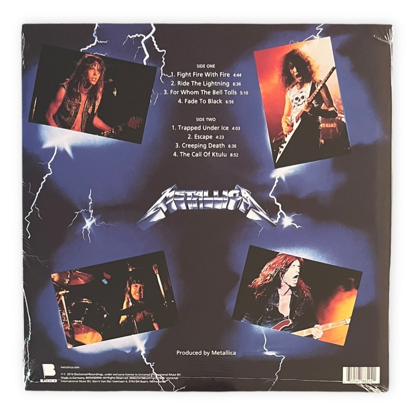 METALLICA - Ride The Lightning - REMASTERED - LP VINYL - BRAND NEW