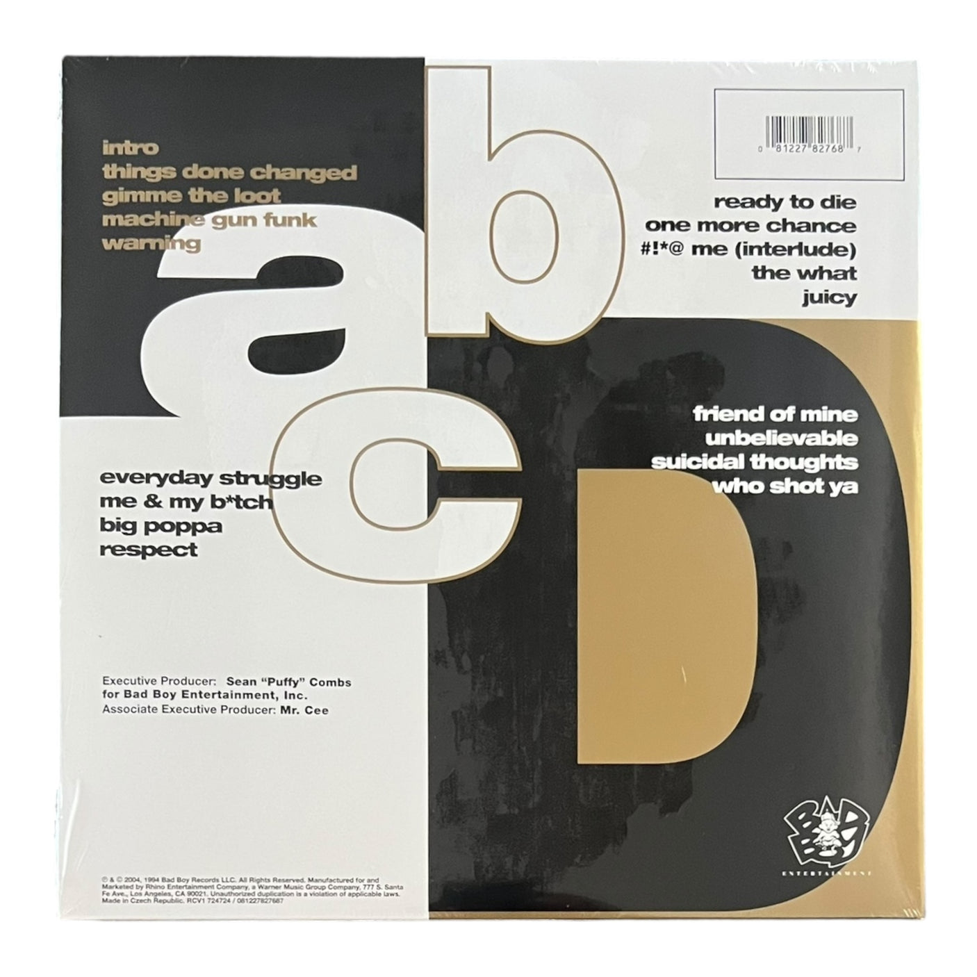 THE NOTORIOUS B.I.G – Ready To Die (Reissue) | Limited Edition Gold Vinyl | Brand New LP Vinyl Album