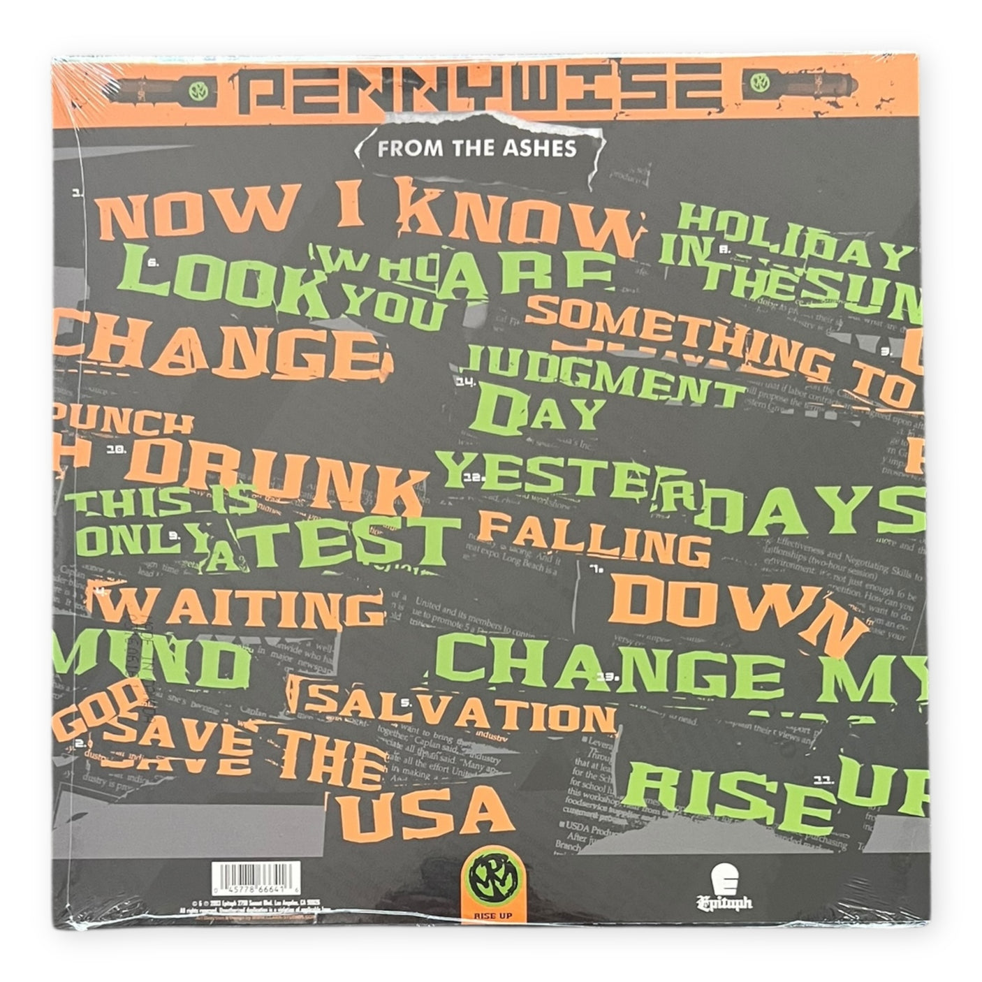 PENNYWISE - From The Ashes (Reissue) | Brand New LP Vinyl Album