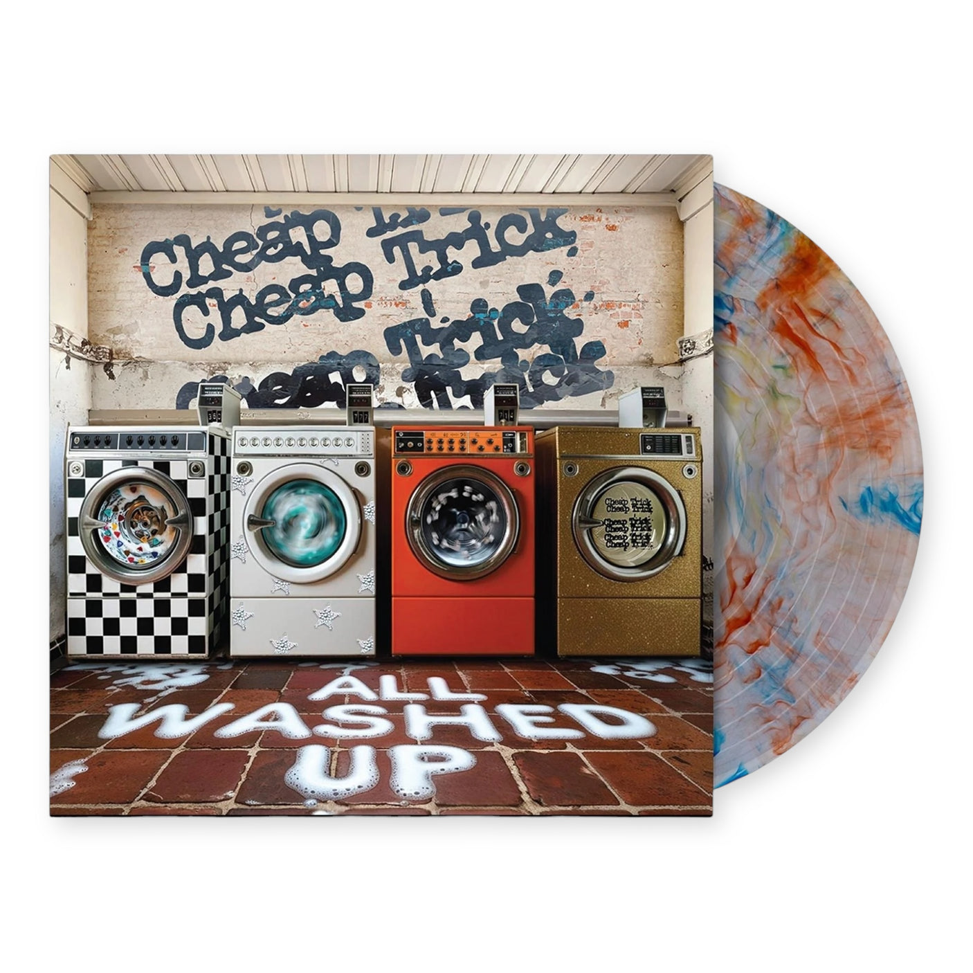 CHEAP TRICK – All Washed Up | Orange & Blue Marble Vinyl | Brand New LP Vinyl Album