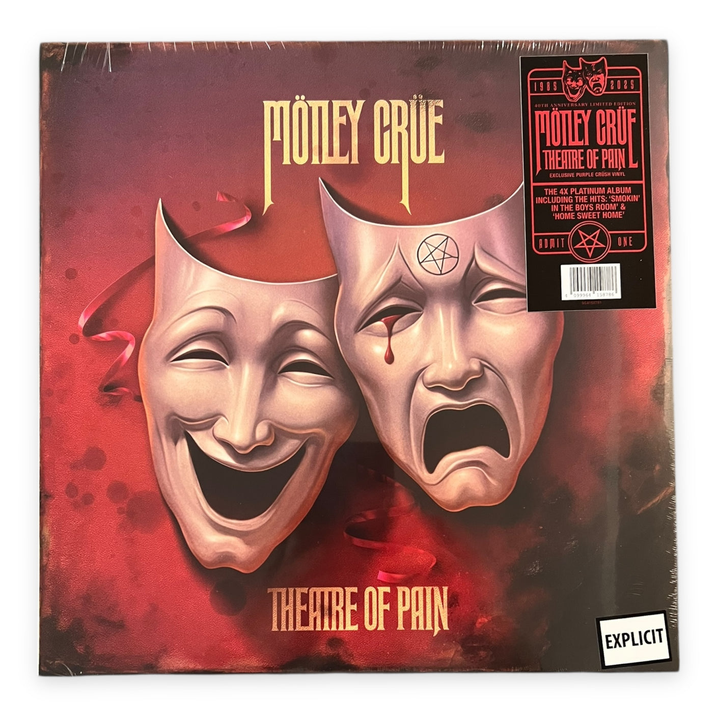 MOTLEY CRUE – Theatre Of Pain (40th Anniversary) | Purple Crush Vinyl | Brand New LP Vinyl Album
